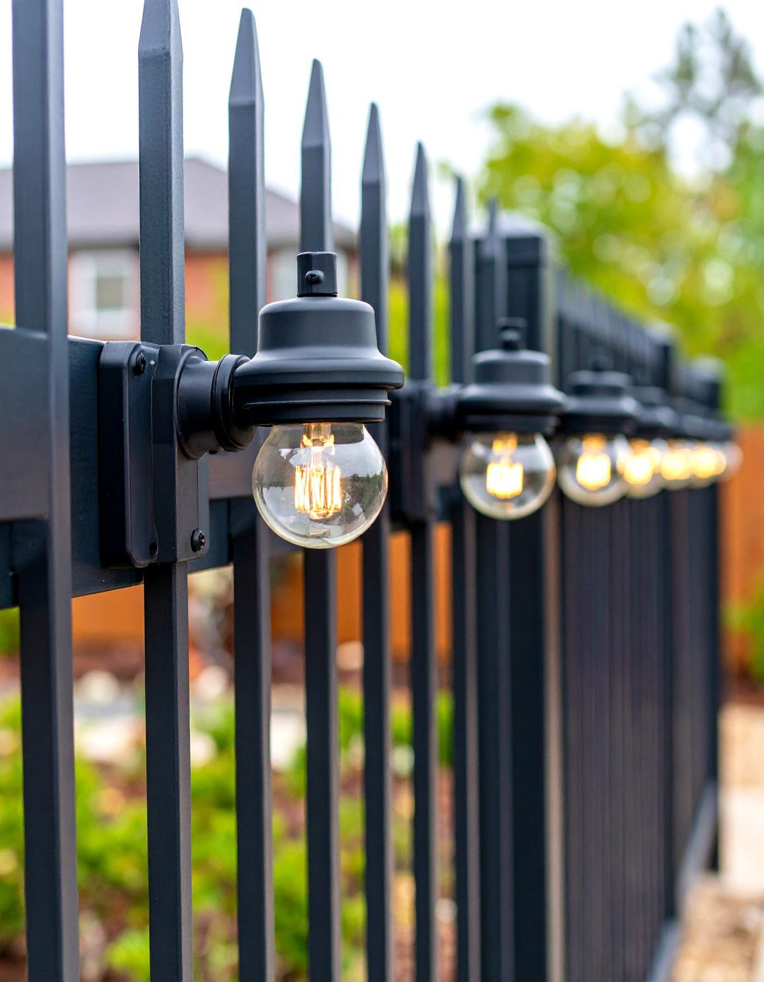 Modern Industrial Pipe Sconces - 30 diy backyard lighting ideas