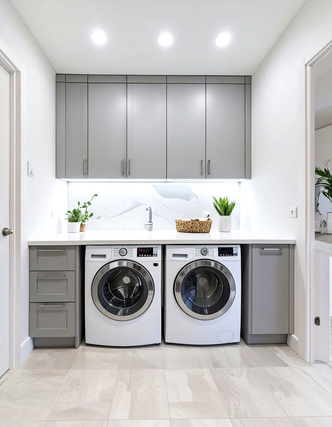 30 Hallway Laundry Closet Ideas for Small Space Homes - We Love Home Blog