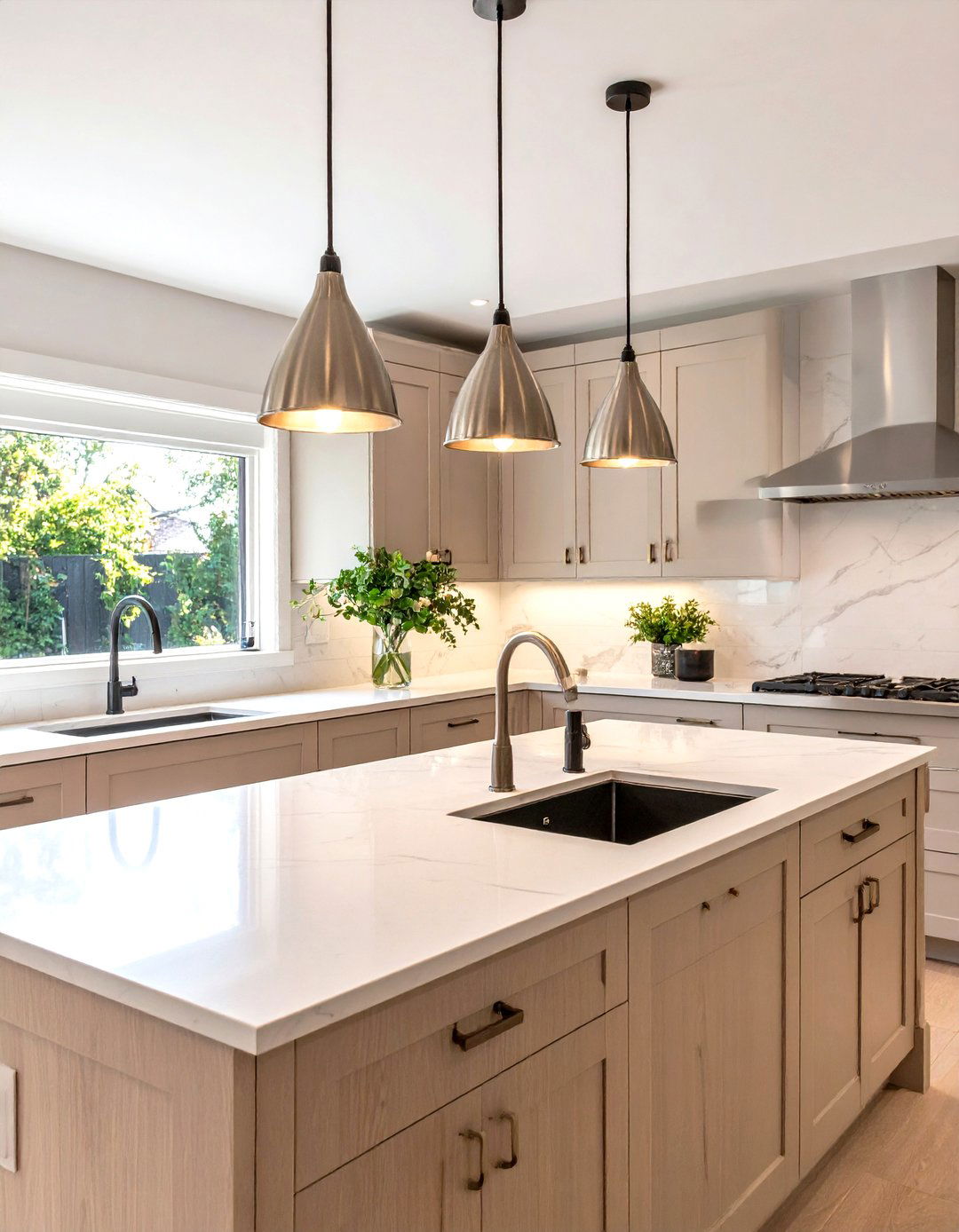 30 Modern Kitchen Sink Lighting Ideas to Brighten Work - We Love Home Blog