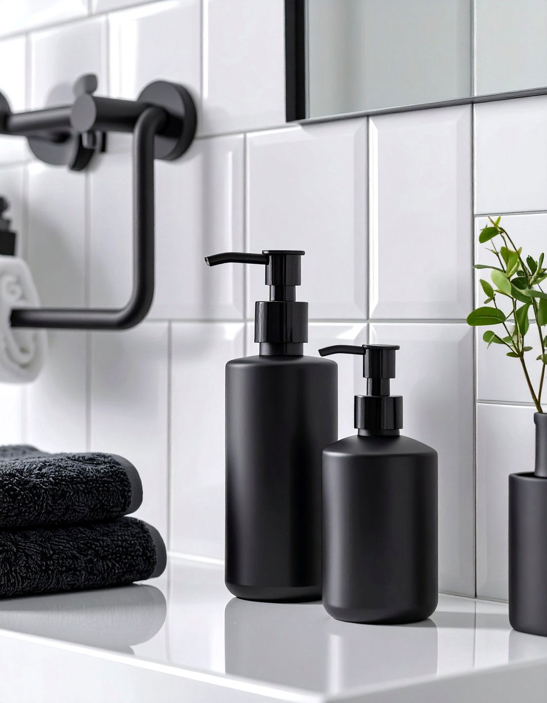 Modern Matte Black Bathroom Accessories - 30 bathroom accessories ideas