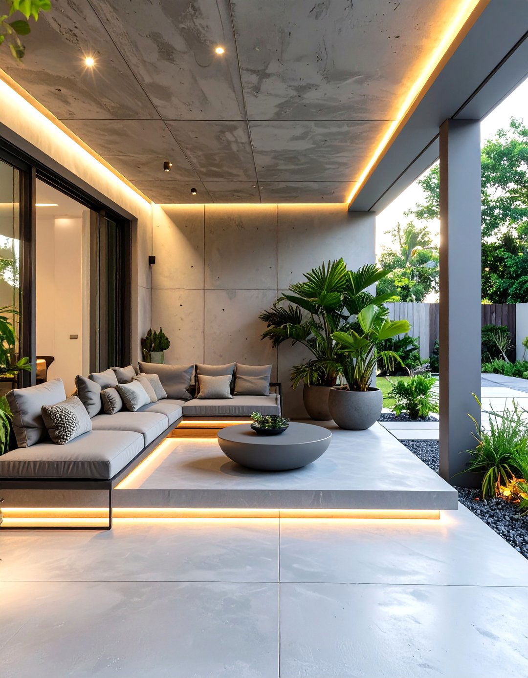 Modern Minimalist Back Porch - 30 back porch decorating ideas