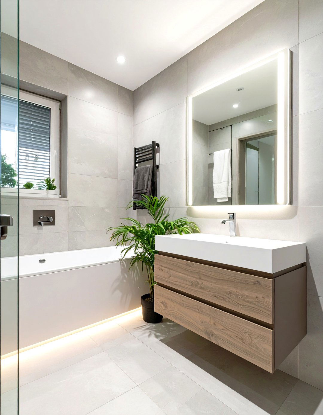 Modern Minimalist Bathroom - 30 mens bathroom ideas