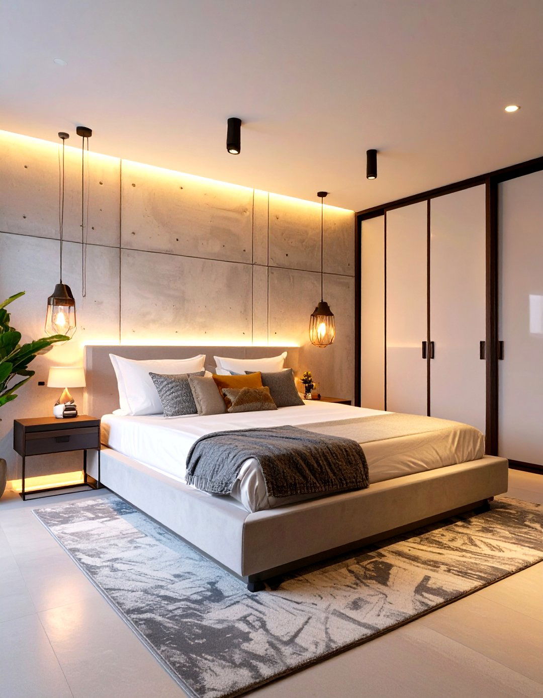Modern Minimalist Bedroom - 30 interior design minecraft ideas