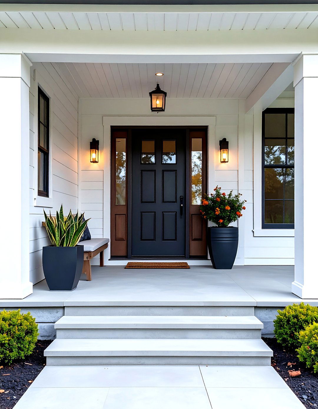 Modern Minimalist Front Porch - 30 front porch design ideas photos