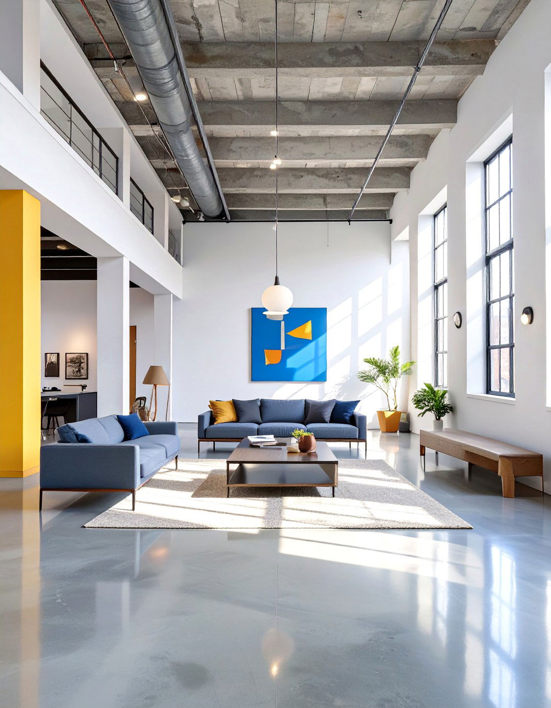 Modern Minimalist Industrial Loft - 30 ai industrial loft design ideas