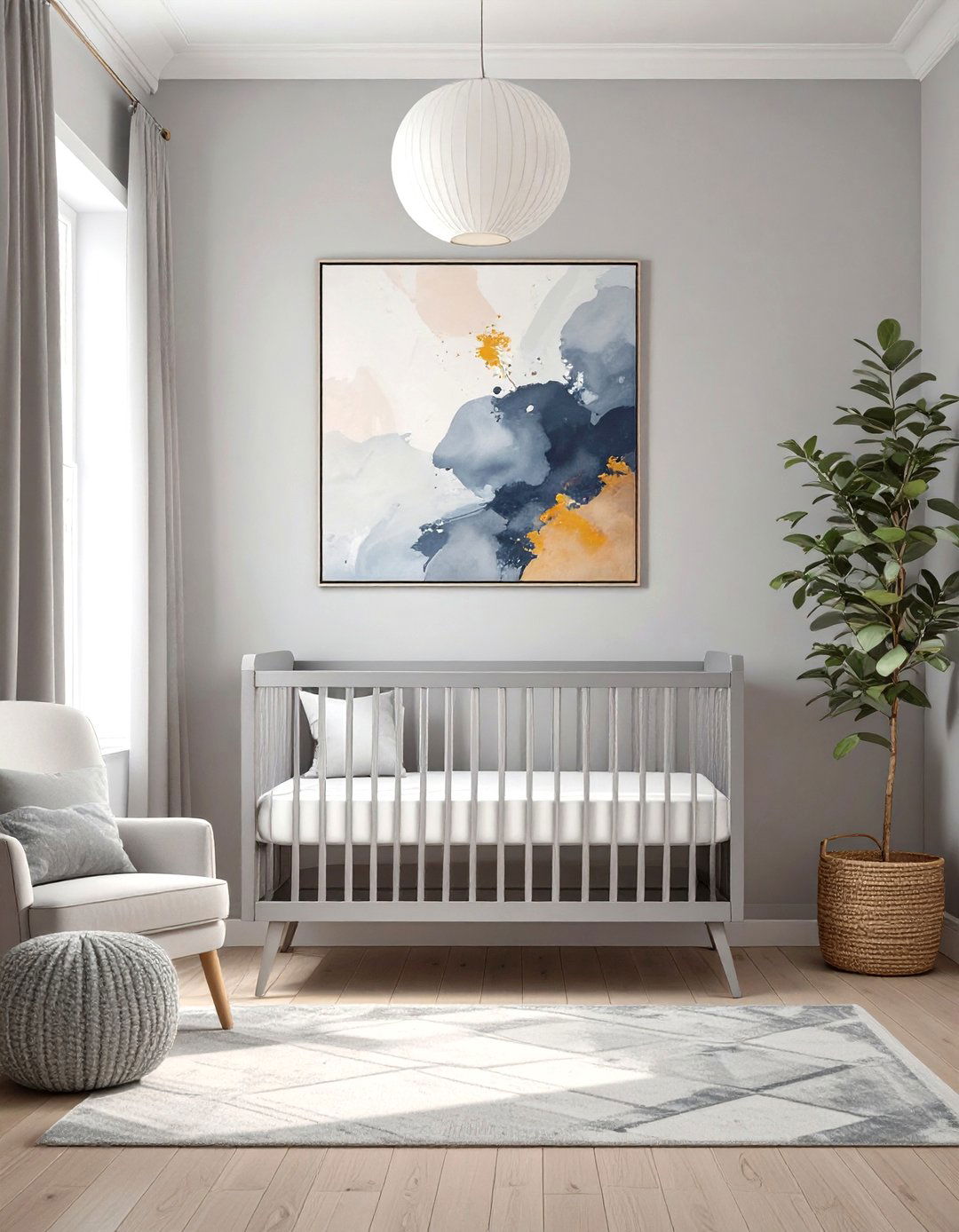 Modern Minimalist Nursery - 30 nursery ideas neutral