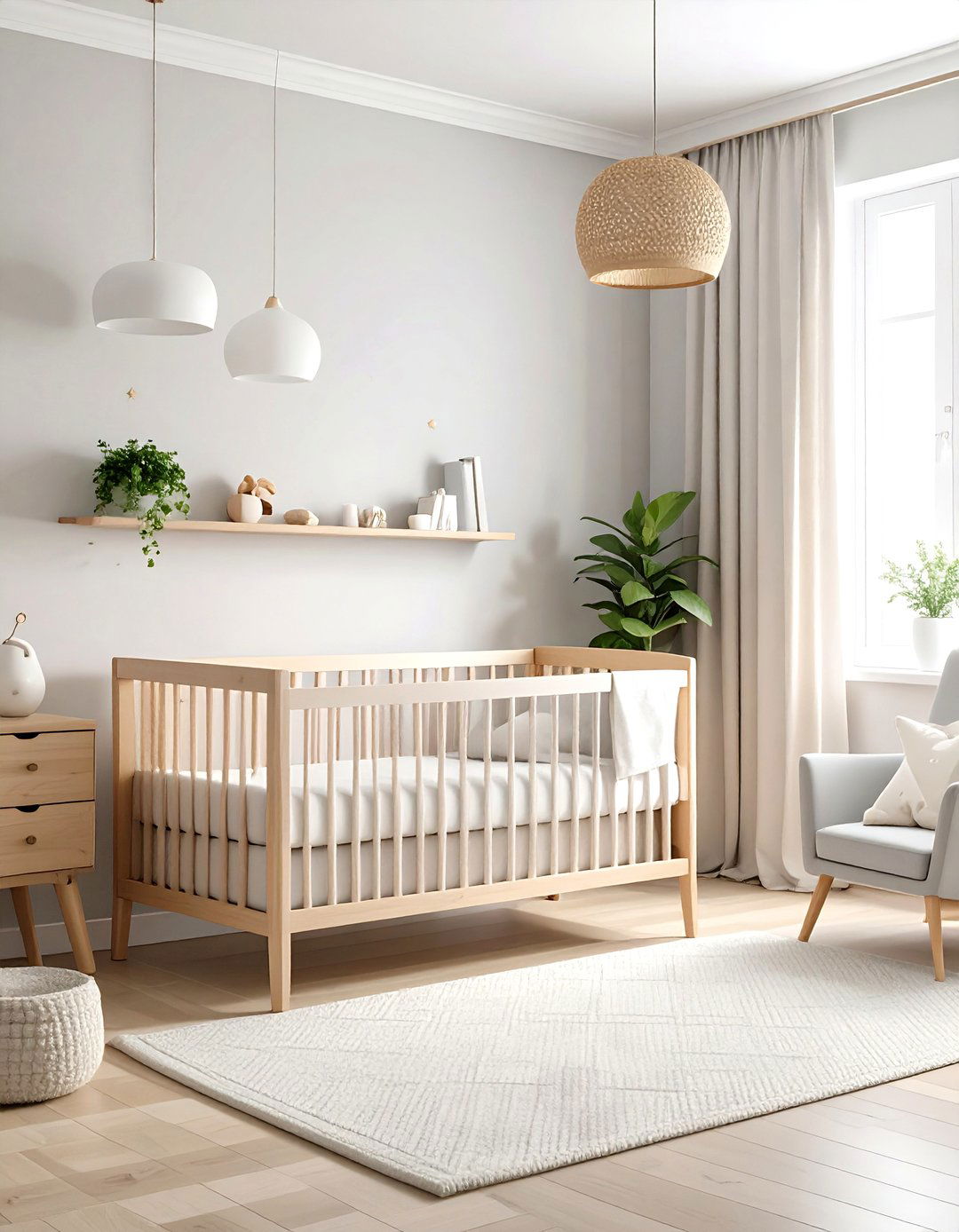Modern Minimalist Nursery - 30 3d home design online free ideas