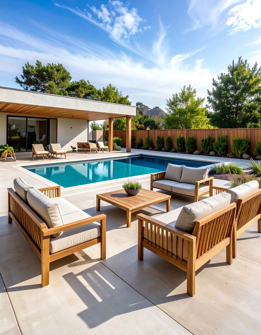 Modern Minimalist Patio - 30 backyard designs mx