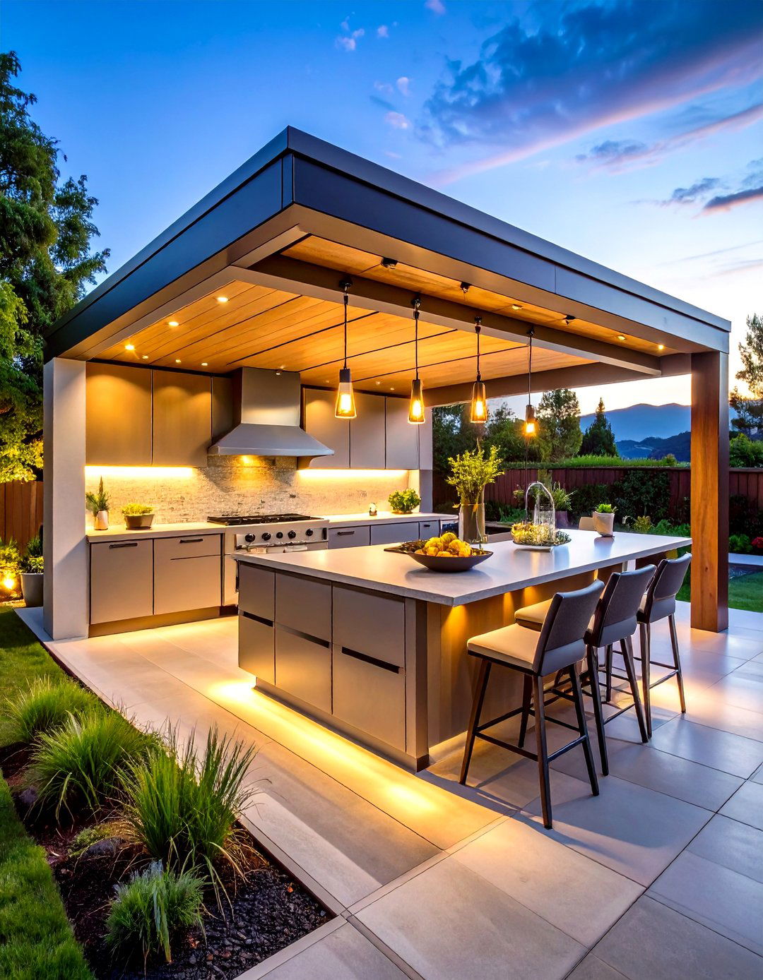 30 Backyard Covered Outdoor Kitchen Ideas for Home Chefs - We Love Home ...