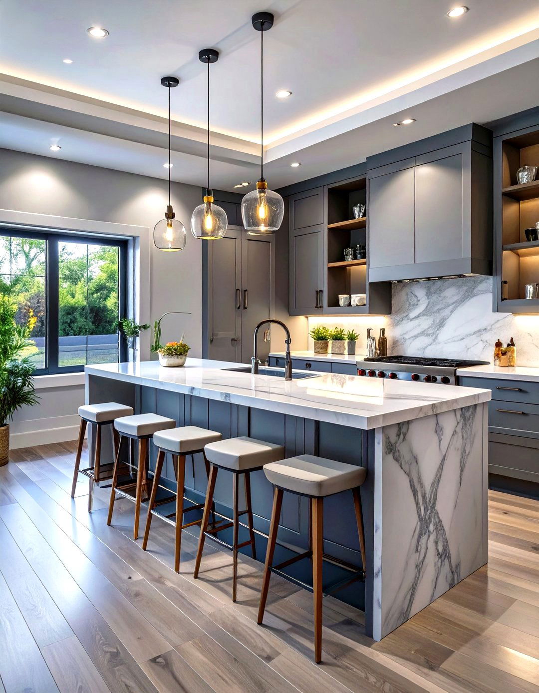 Modern Minimalist Wet Bar - 30 wet bar basement bar ideas