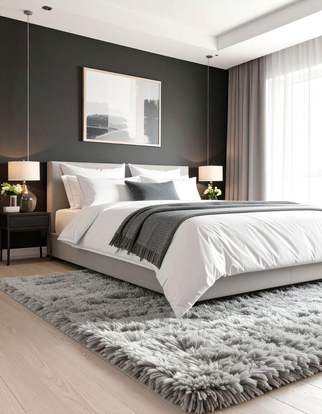 Modern Monochrome Guest Bedroom - 30 guest room decor ideas