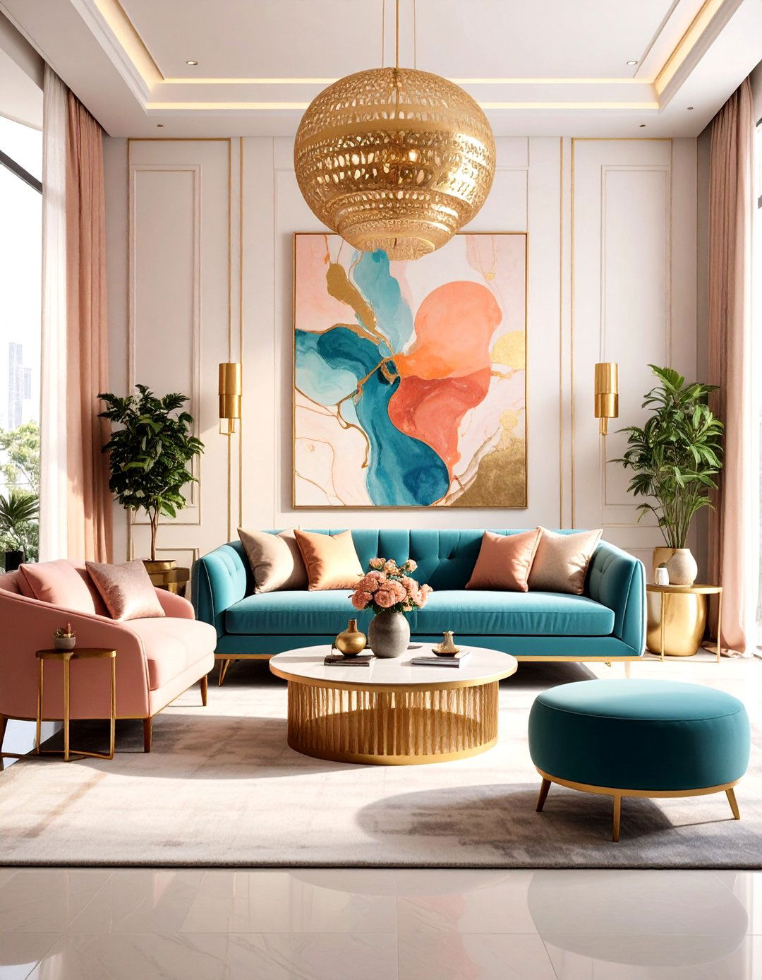 Modern Mumbai Apartment Glamour - 30 indian interior design ideas