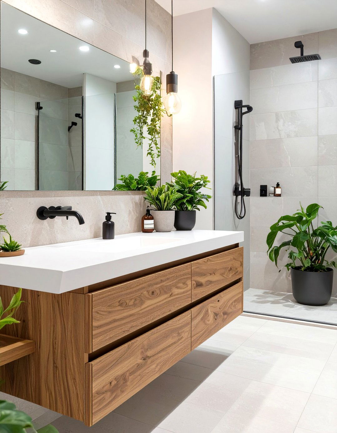 Modern Organic Bathroom - 30 bathroom furniture ideas