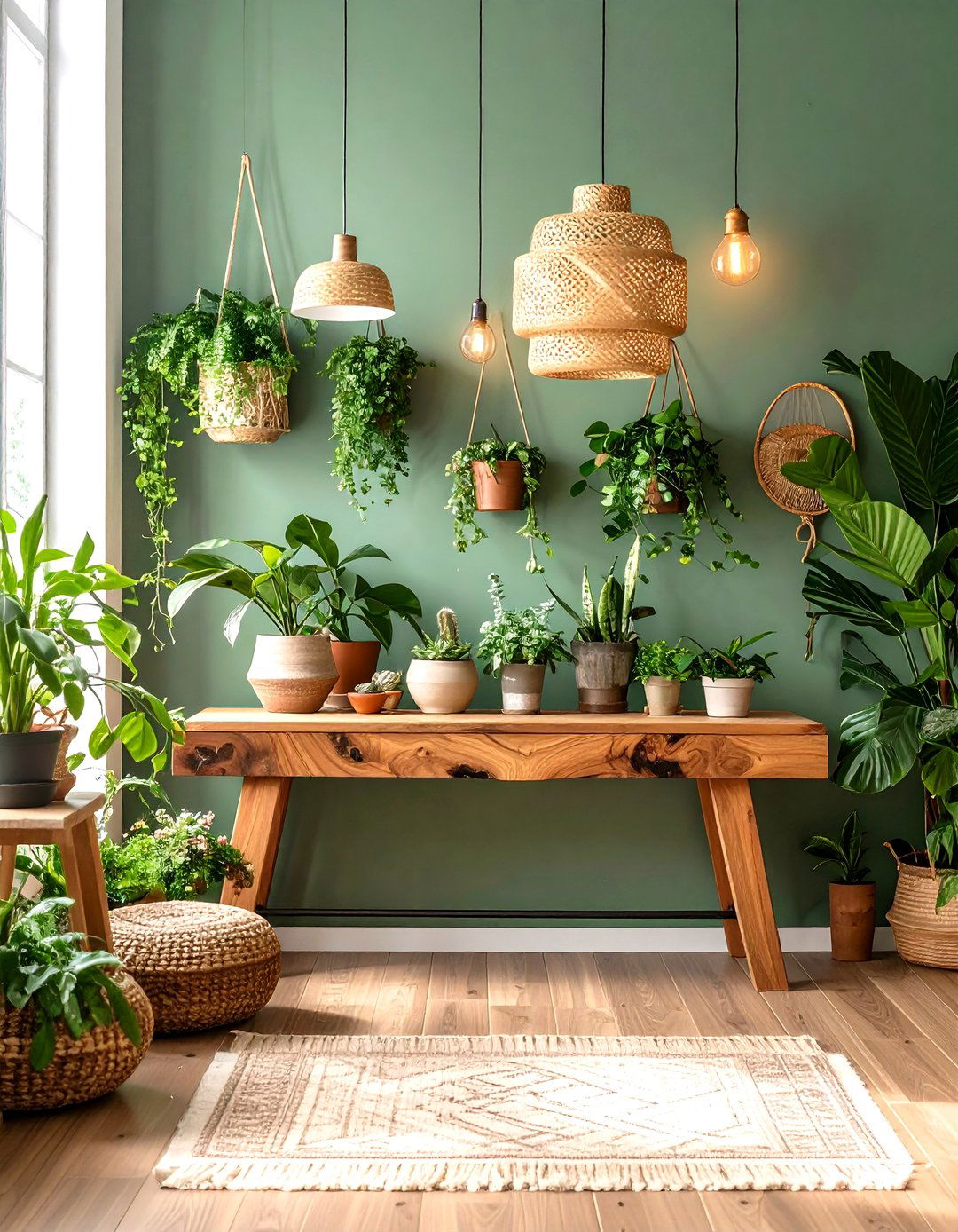 Modern Organic Entryway Sanctuary - 30 ai entryway makeover ideas