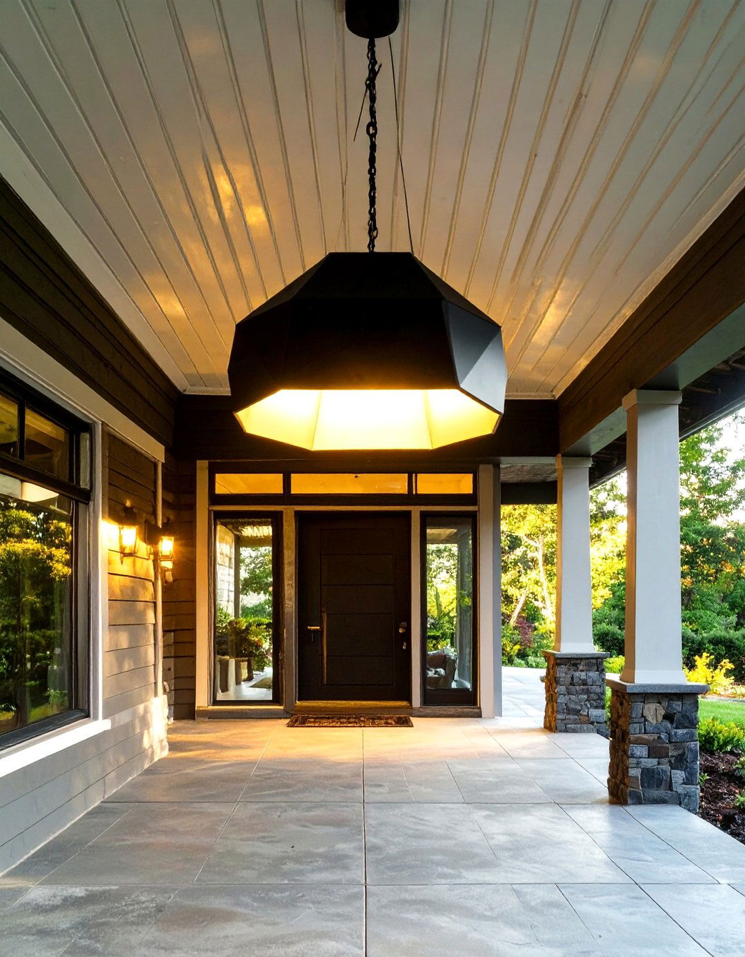 Modern Porch Pendant Light - 30 modern outdoor lighting ideas for front of house