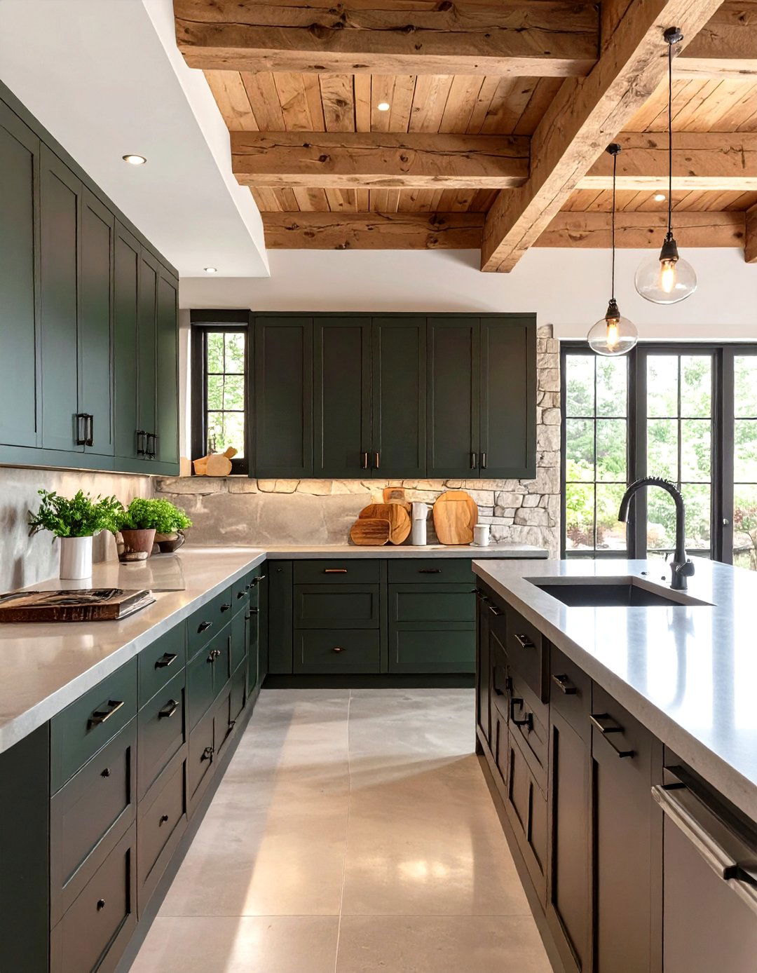 Modern Rustic Country Kitchen - 30 country kitchen designs