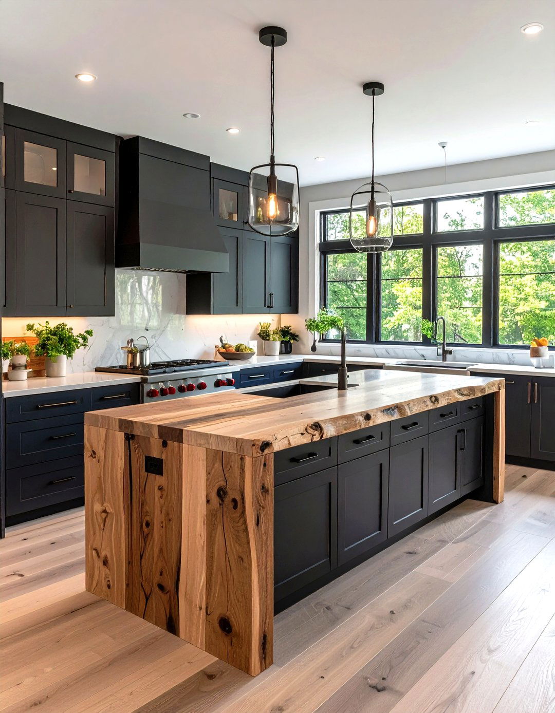 Modern Rustic Kitchen Island - 30 island kitchen ideas