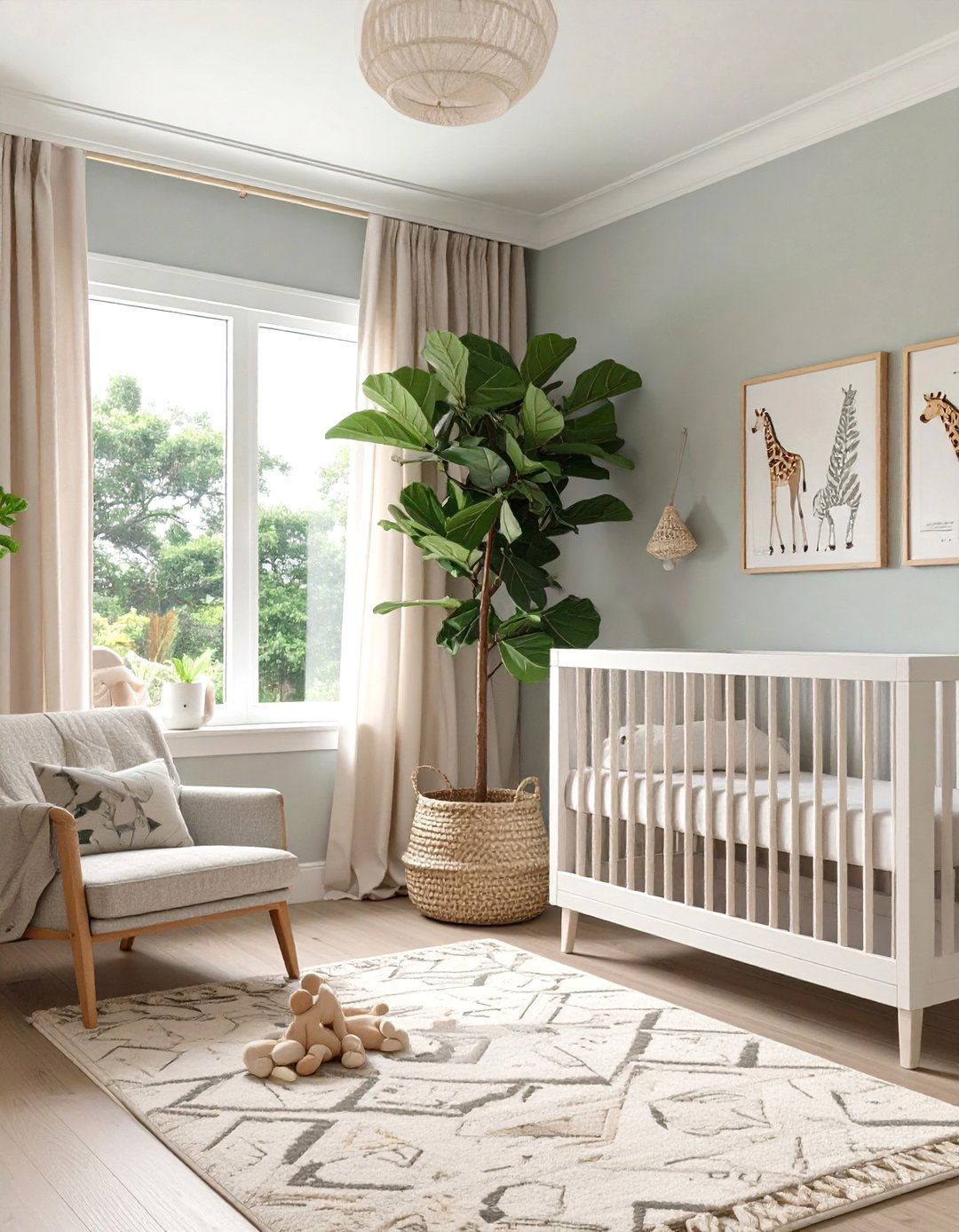 Modern Safari Nursery - 30 boys nursery ideas