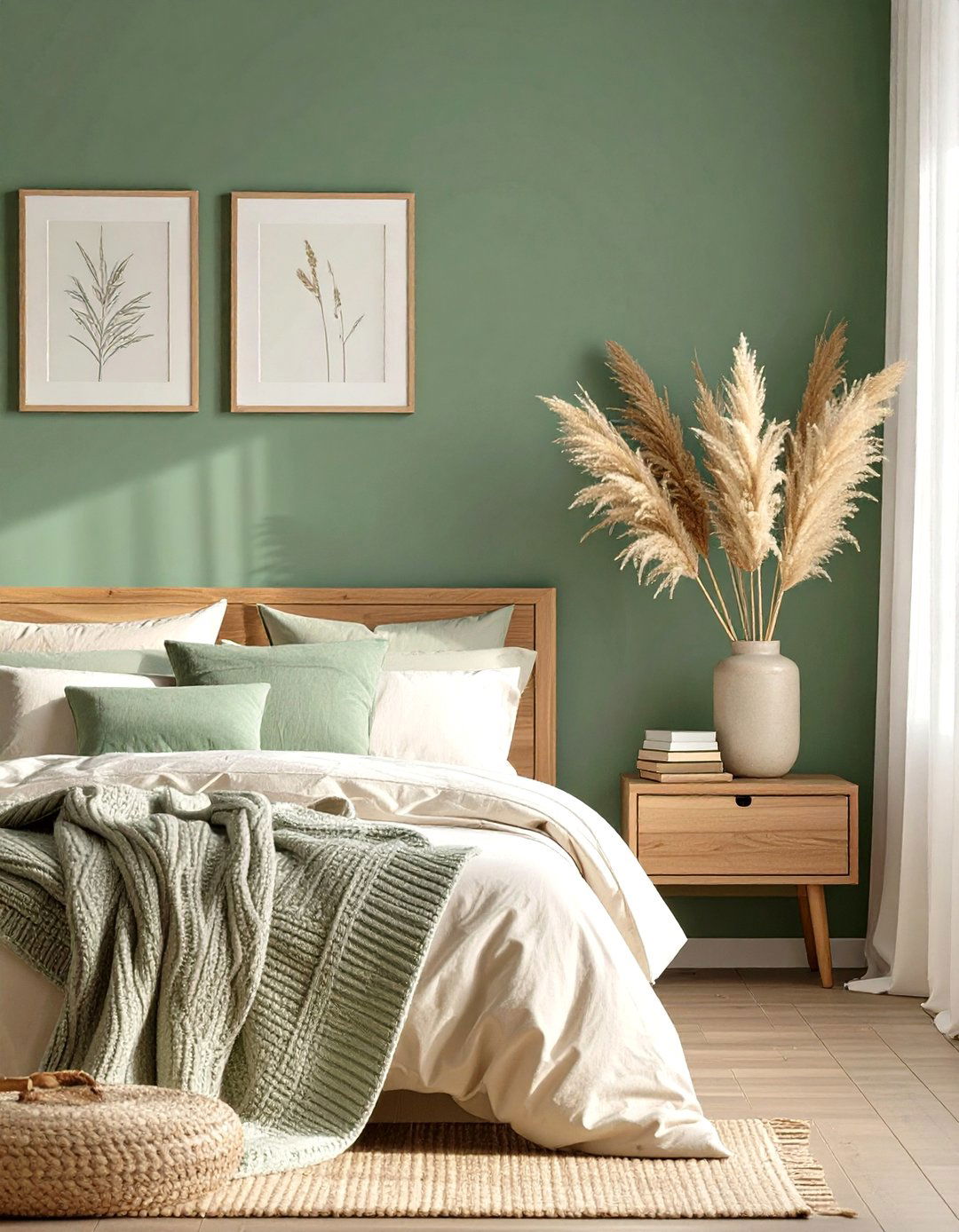 Modern Sage Green Sanctuary - 30 cute room decor ideas