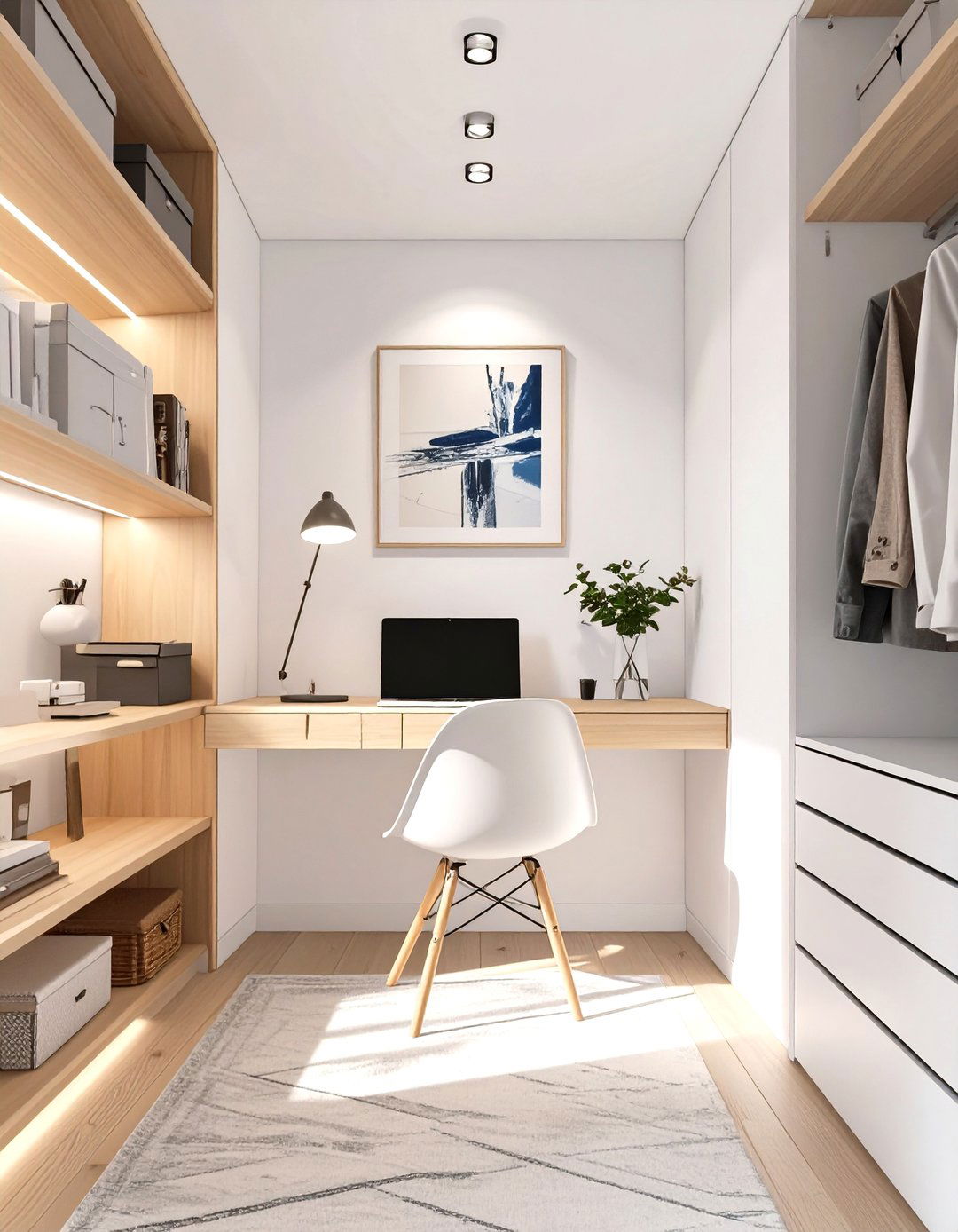Modern Scandinavian Design - 30 closet office ideas