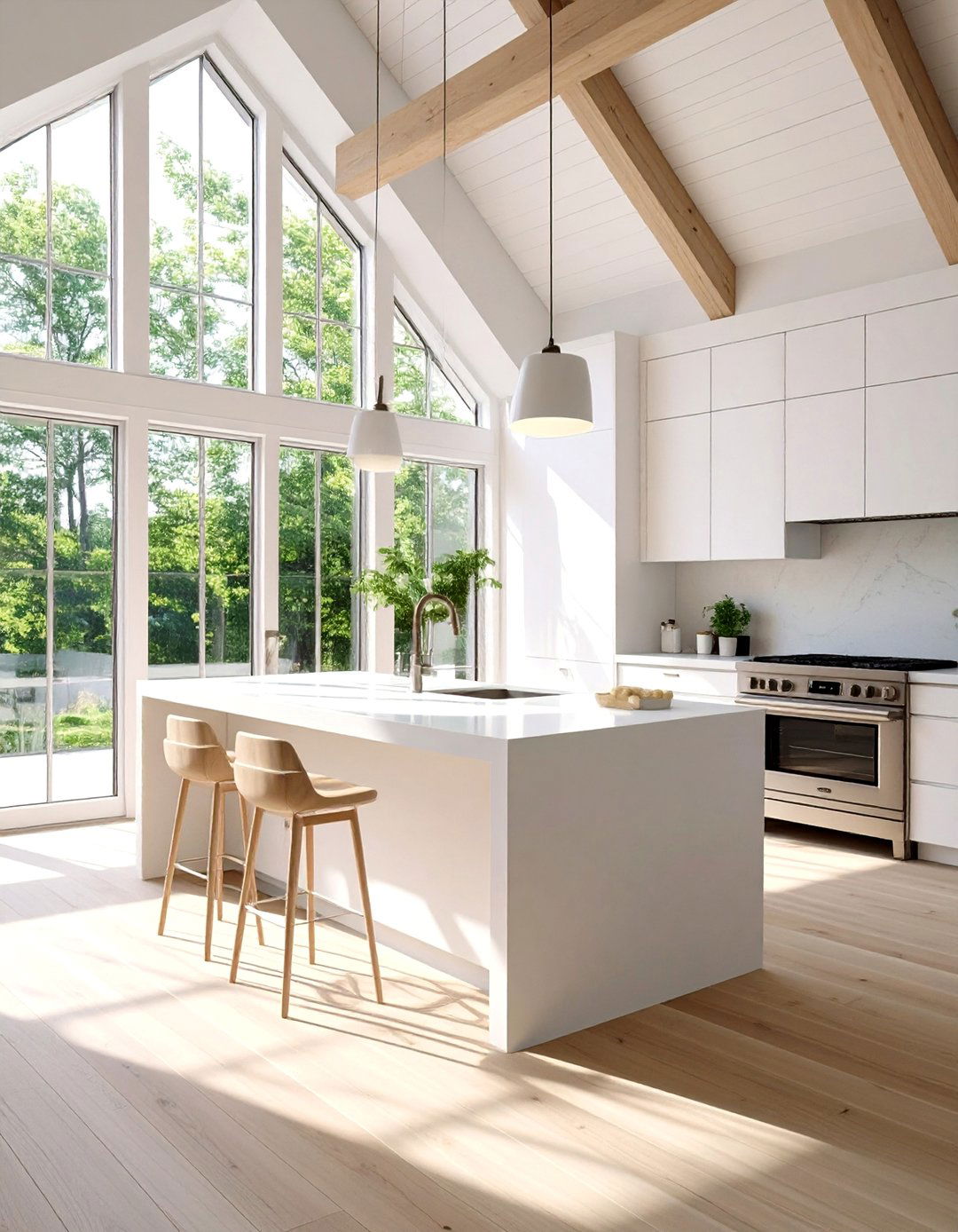Modern Scandinavian Kitchen Design - 30 barndominium kitchen ideas