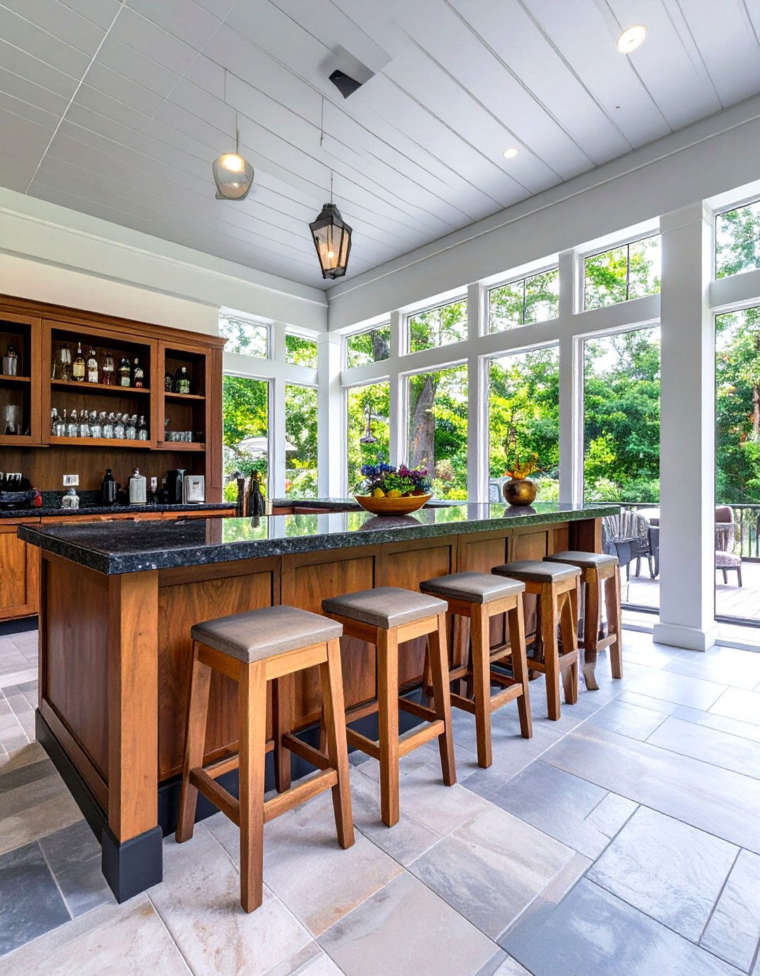 Modern Screen Porch with Minimalist Design - 30 screen porch ideas