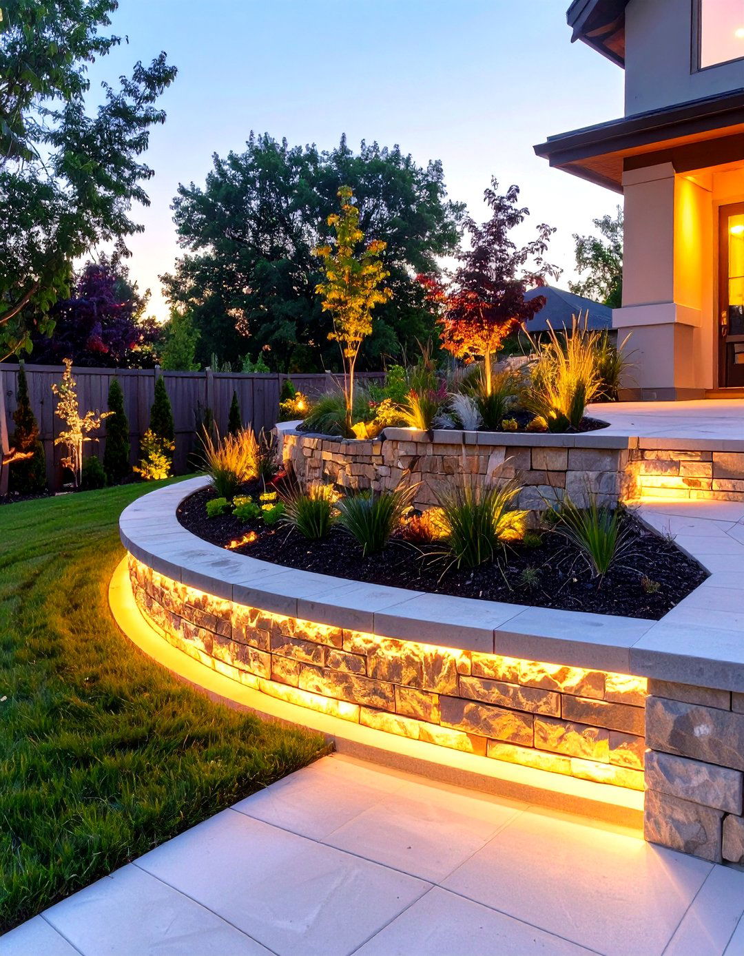 Modern Wall Sconces at the Front Entry - 30 outdoor house lighting ideas