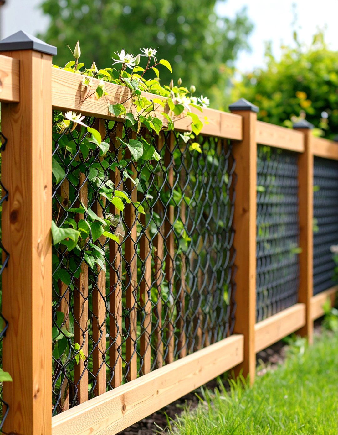 Modern Wire Mesh Garden Fencing - 30 garden fencing ideas