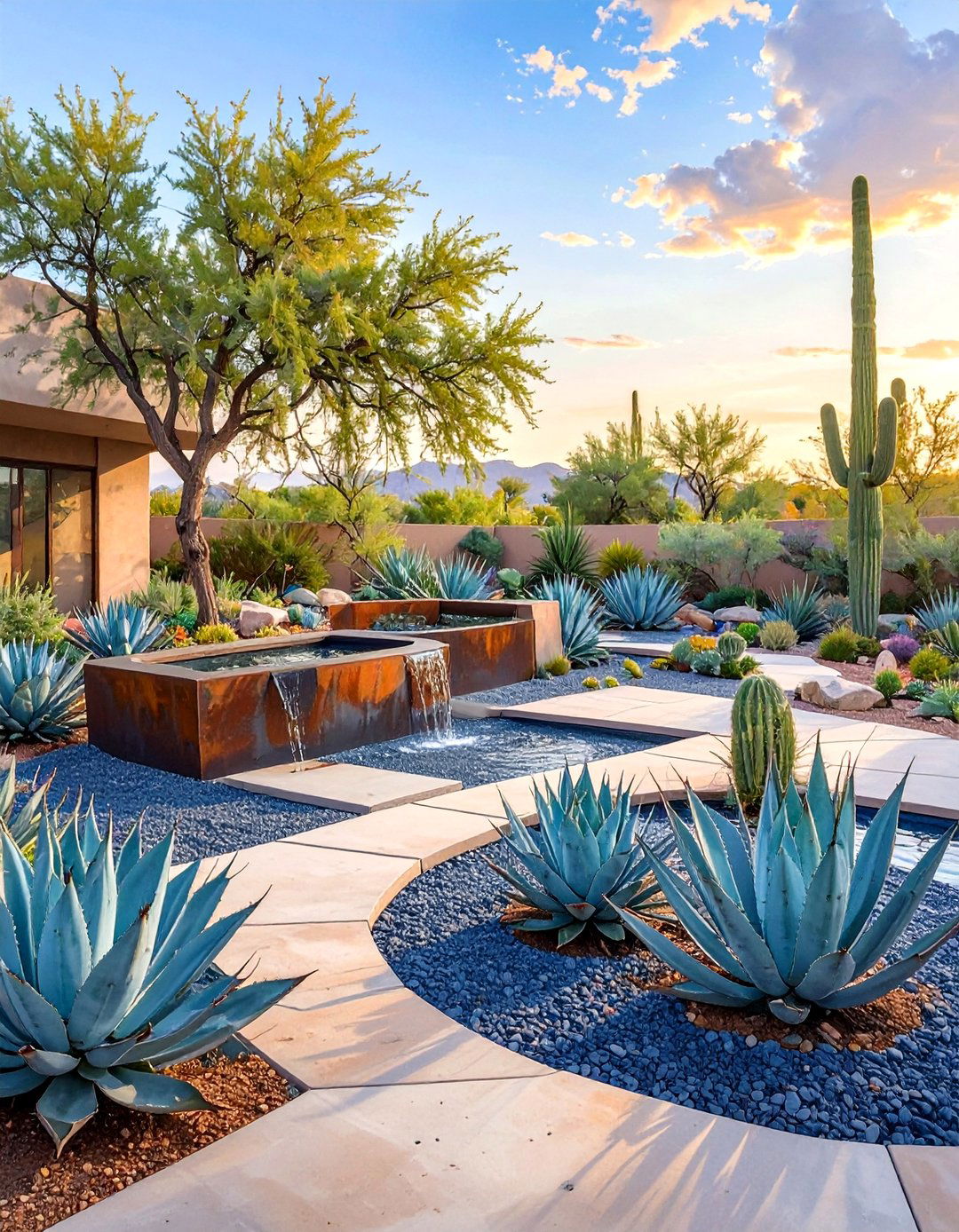 Modern Xeriscape Design - 30 arizona landscape ideas