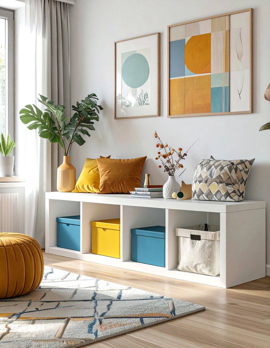 Modular Cube Storage Furniture - 30 small living room furniture ideas