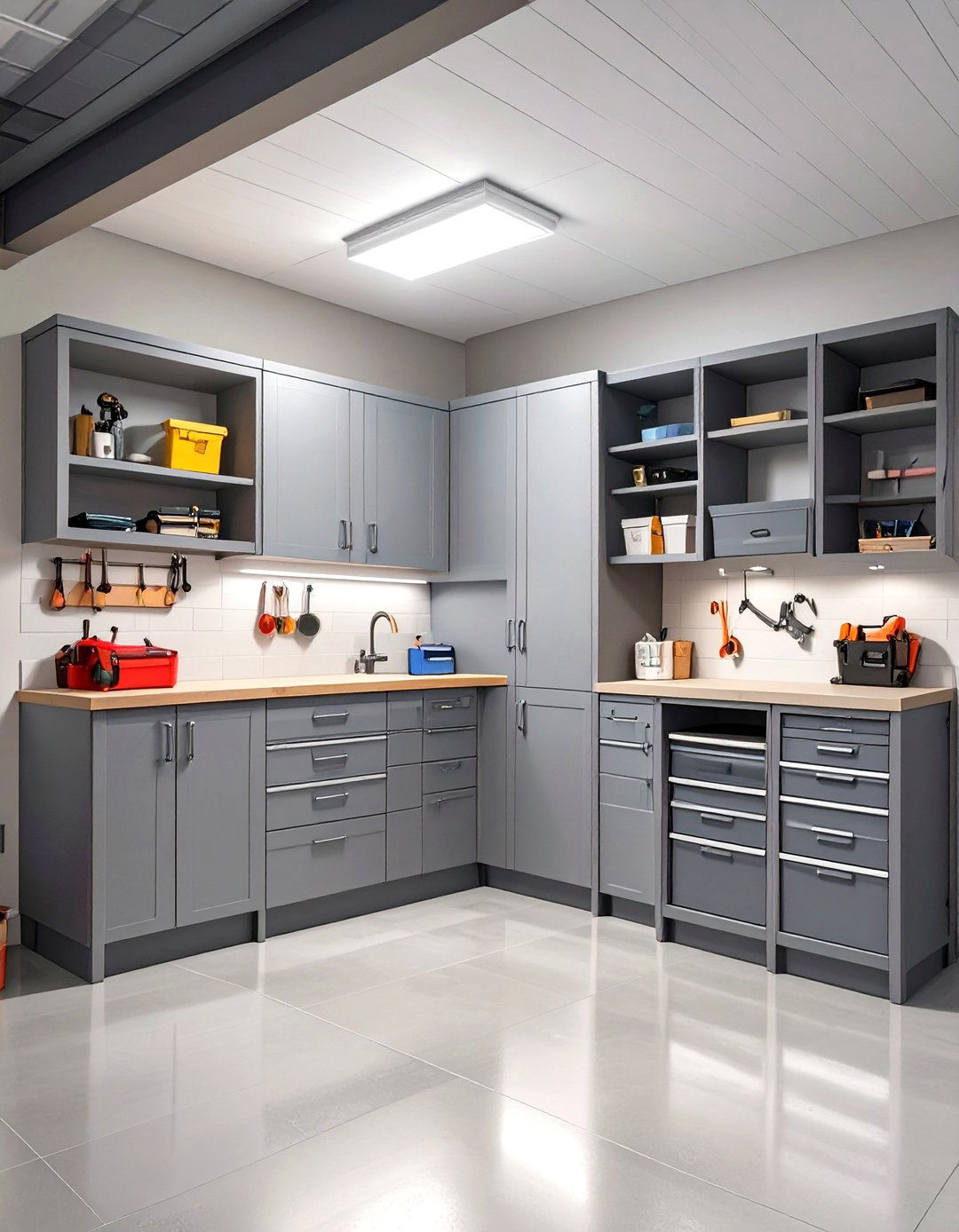 30 Sleek Garage Cabinets Ideas for Every Workspace - We Love Home Blog