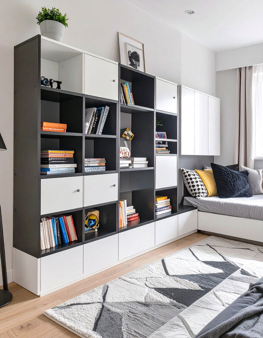 Modular Storage Cubes for a Teen Boys Bedroom - 30 teen boys bedroom ideas