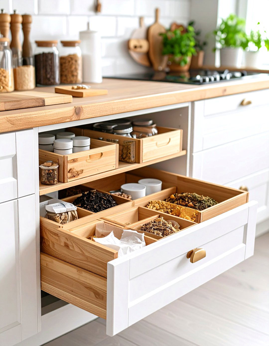 Modular Wooden Box System - 30 kitchen drawer organizer ideas