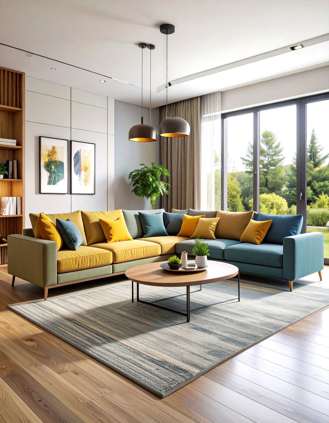 Modular and Adaptable Living Room Furniture - 30 interior design trends 2025 living room