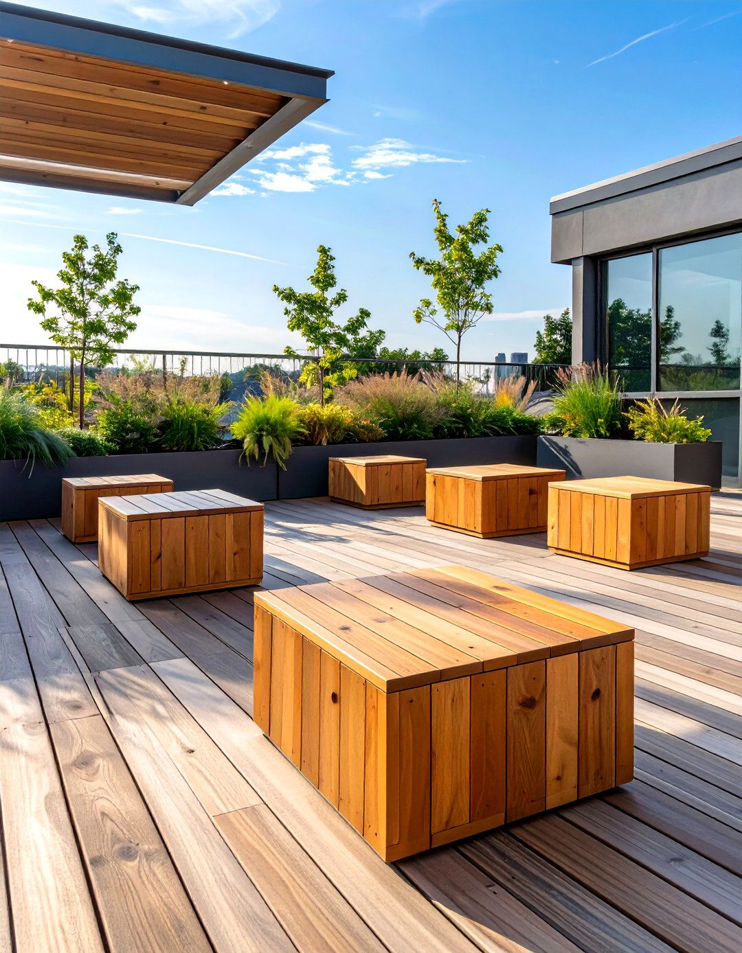 Modular and Movable Deck Benches - 30 deck bench ideas