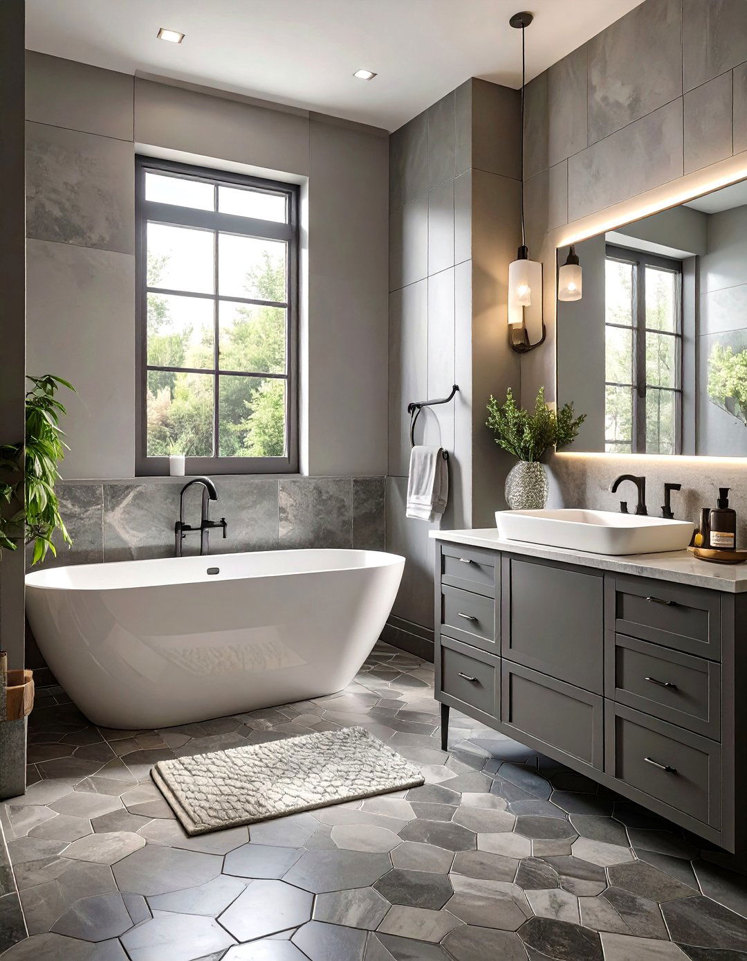 Monochromatic Bathroom Scheme - 30 bathroom remodel ideas 2022