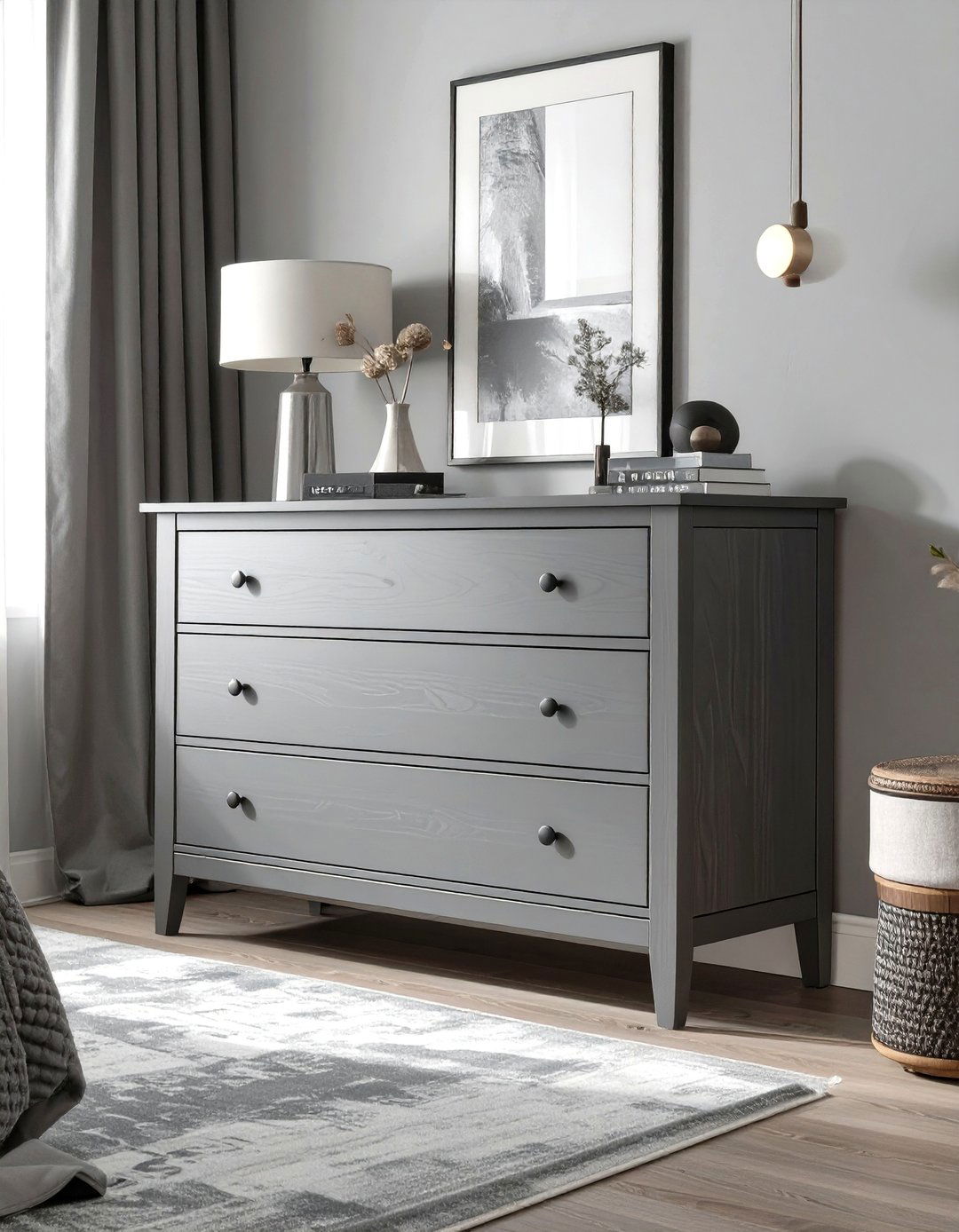 Monochromatic Bedroom Dresser - 30 bedroom dresser decor ideas