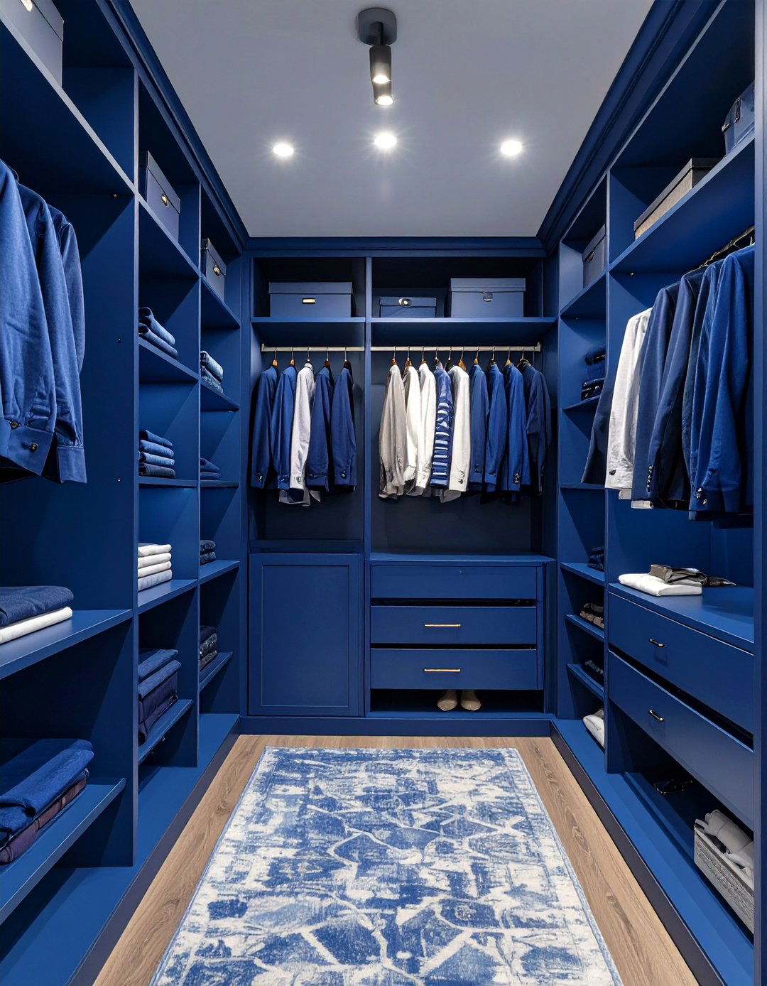 Monochromatic Closet and Shelf Design - 30 closet shelf ideas