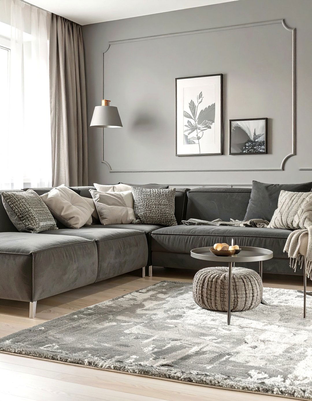Monochromatic Color Scheme - 30 how to design a living room with large furniture ideas