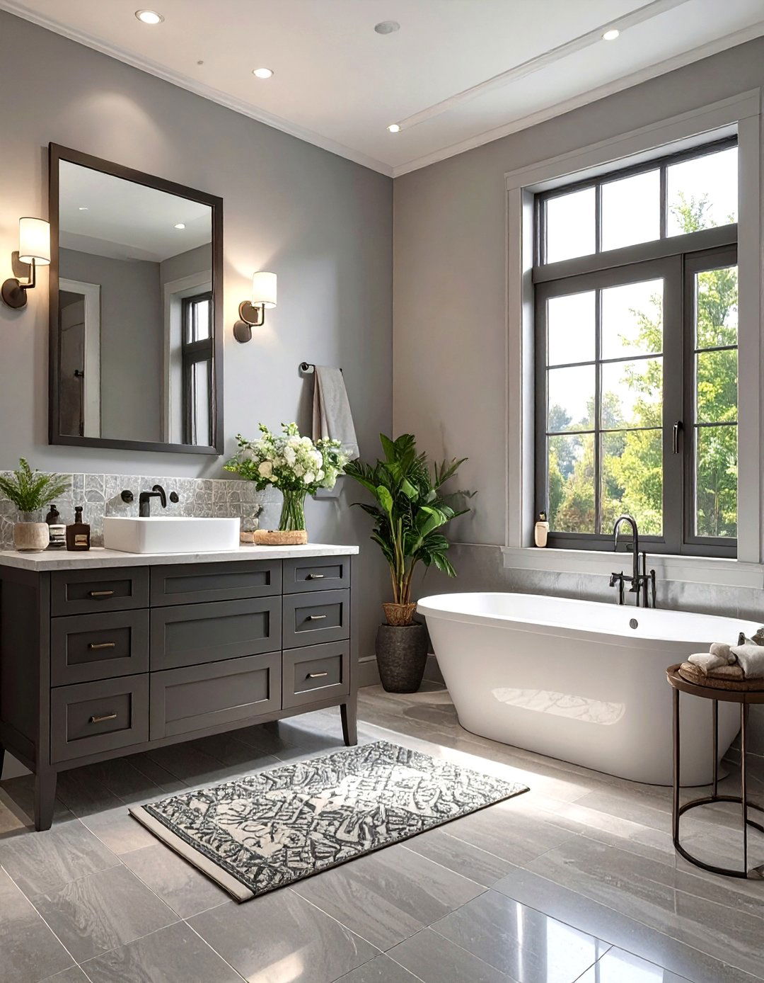 Monochromatic Color Scheme - 30 very small small half bathroom ideas