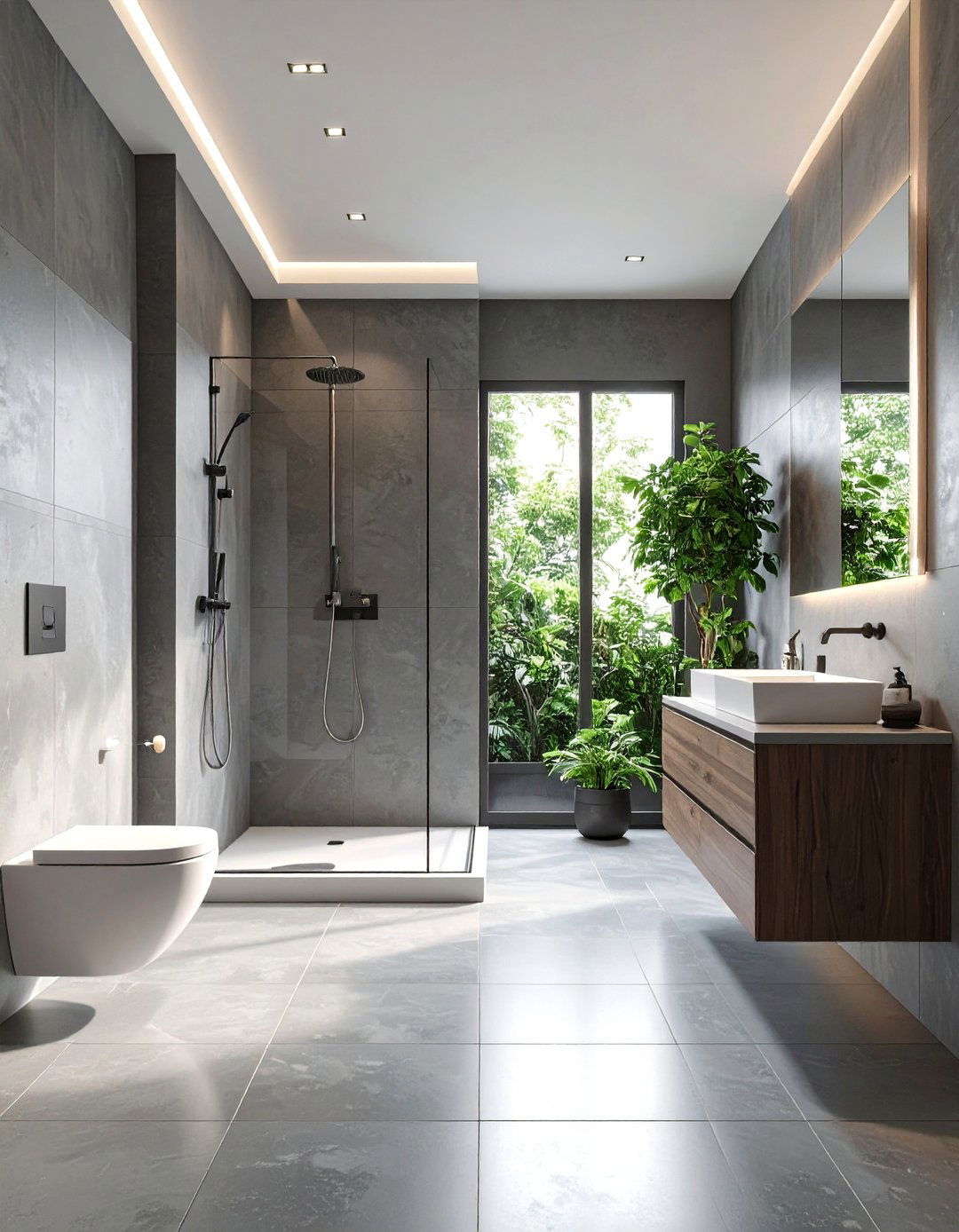 Monochromatic Color Scheme Bathroom - 30 50 small bathroom ideas with shower and toilet