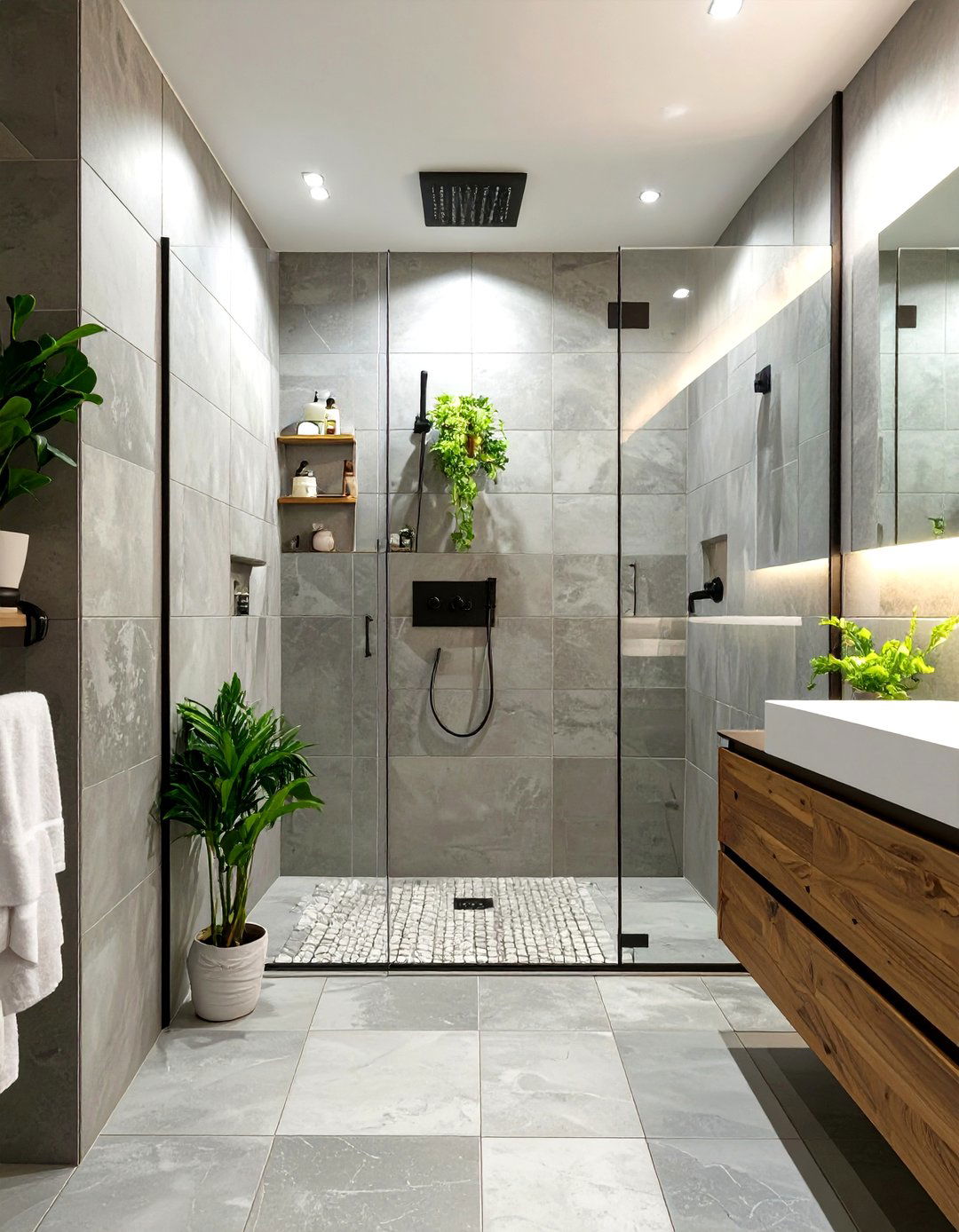 Monochromatic Color Scheme Small Walk In Shower - 30 small walk in shower ideas