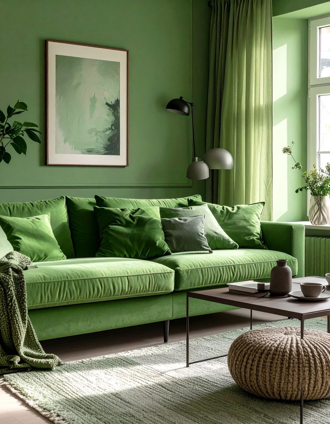 Monochromatic Color Scheme Sophistication - 30 sitting room decor ideas