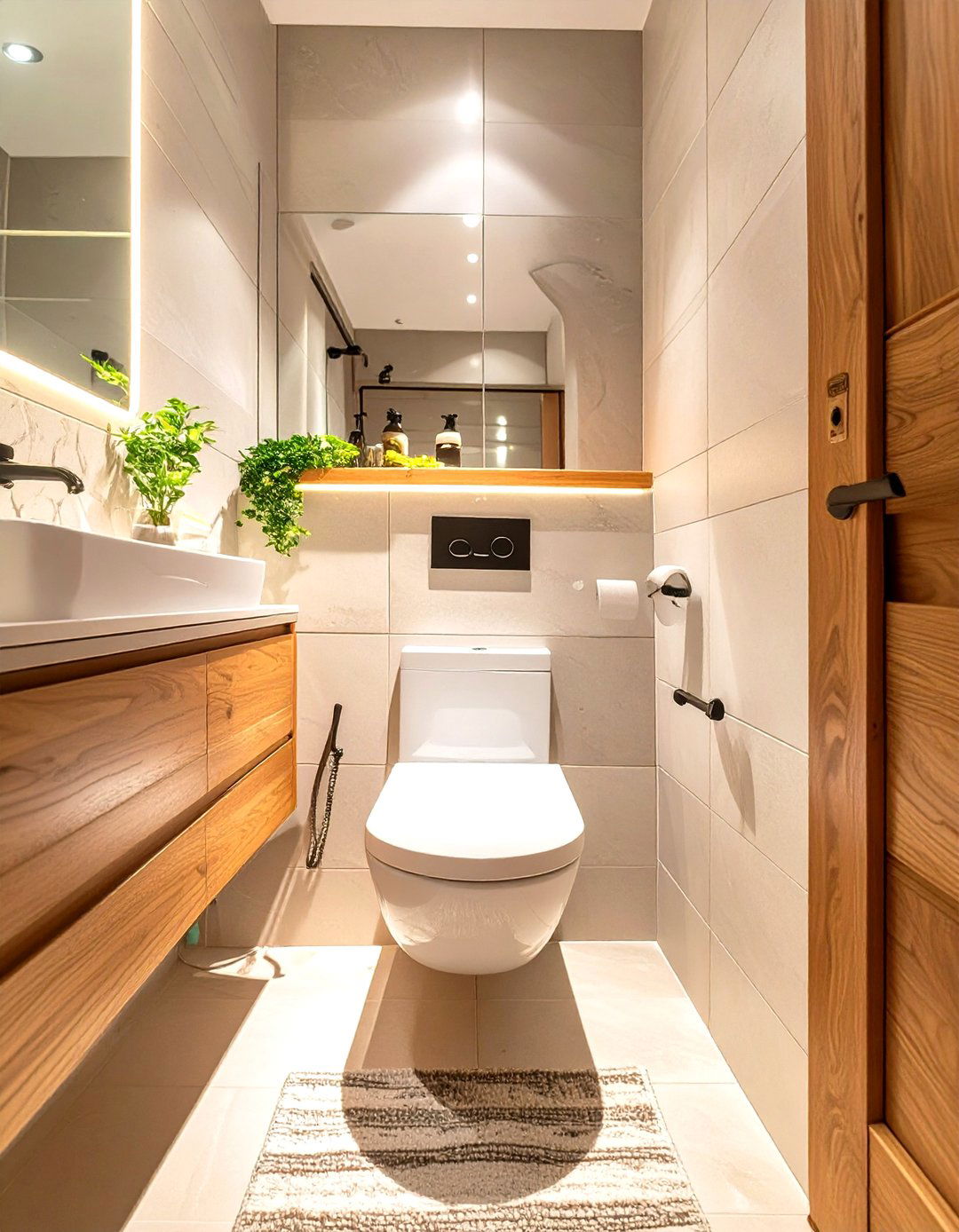 Monochromatic Color Schemes - 30 scandinavian bathroom design ideas