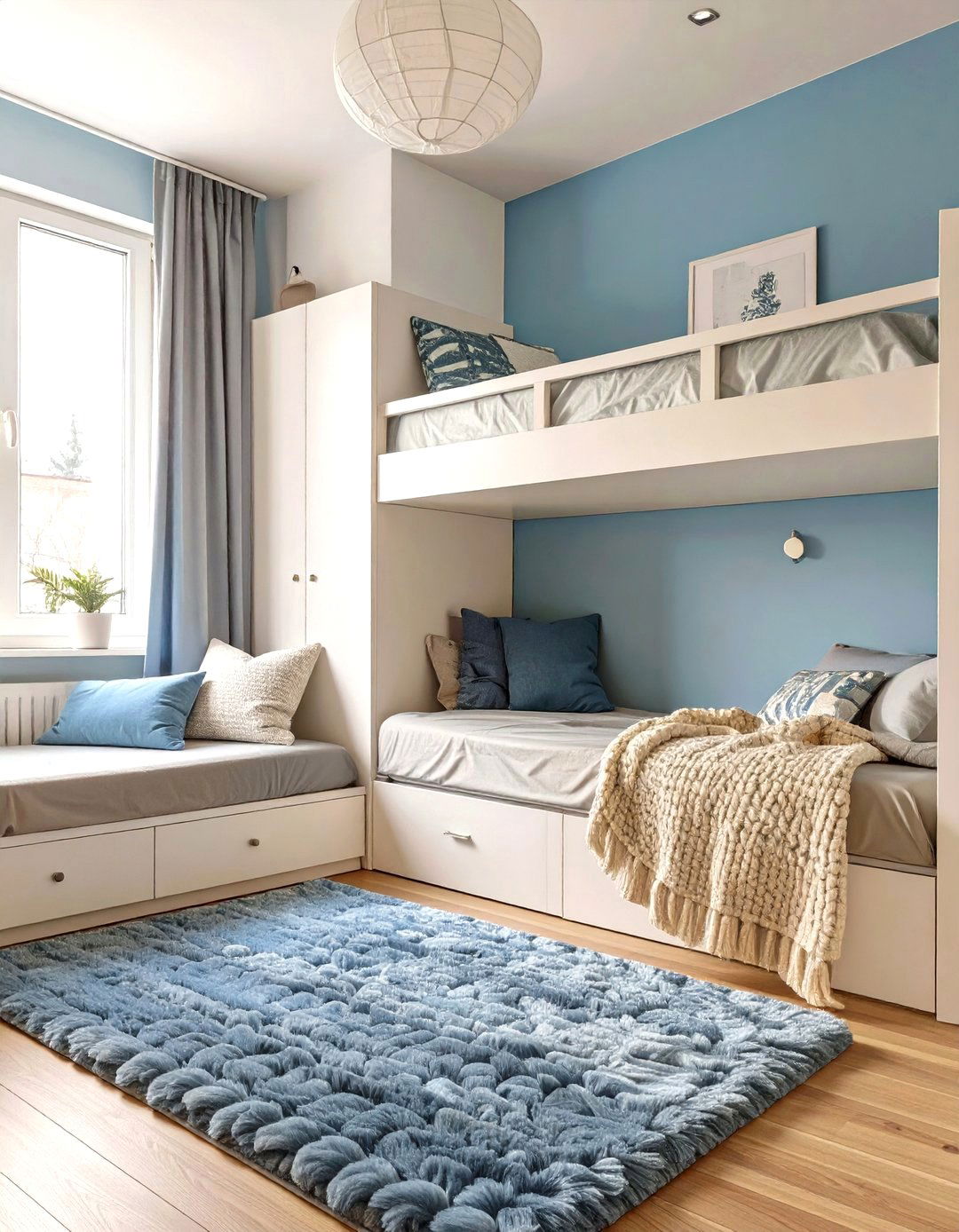 Monochromatic Modern Dorm Room - 30 college dorm ideas
