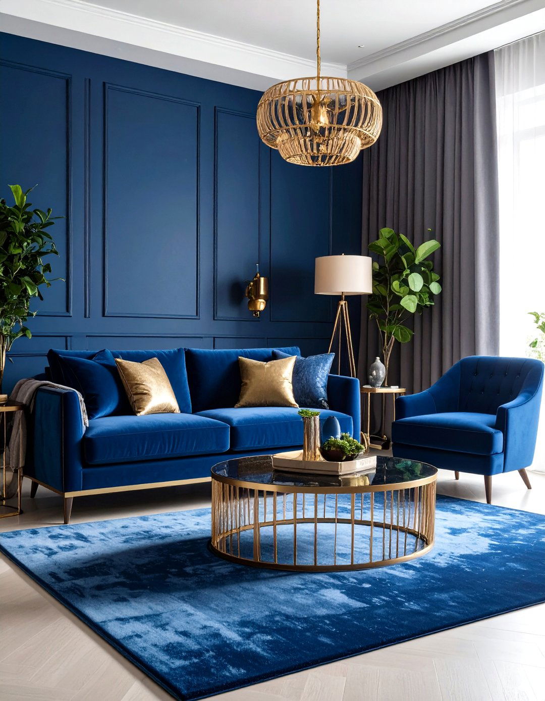 Monochromatic Modern Living Room - 30 home decor ideas for living room