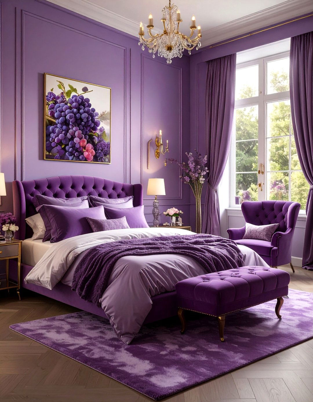 30 Modern Purple Bedroom Ideas for a Bold New Look - We Love Home Blog