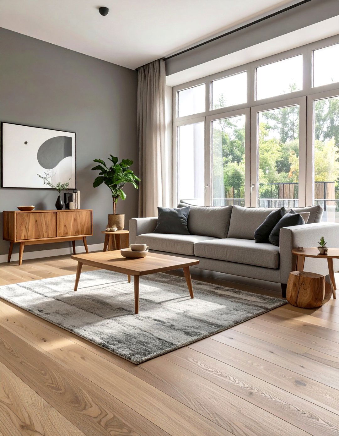 Monochrome Interior Design with Wood Tones - 30 what is monochrome interior design ideas