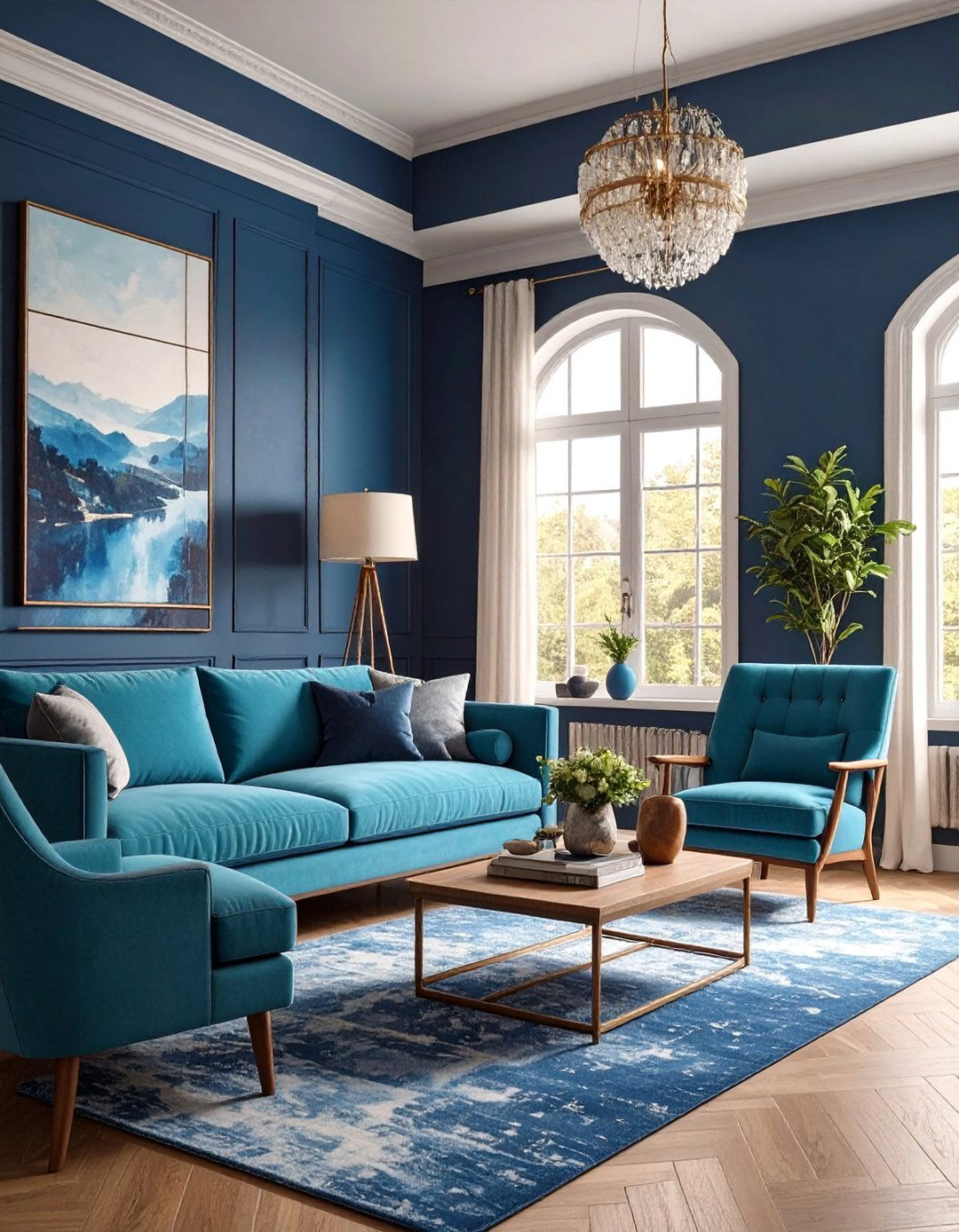 Monochrome Living Room with a Twist - 30 colorful living room ideas