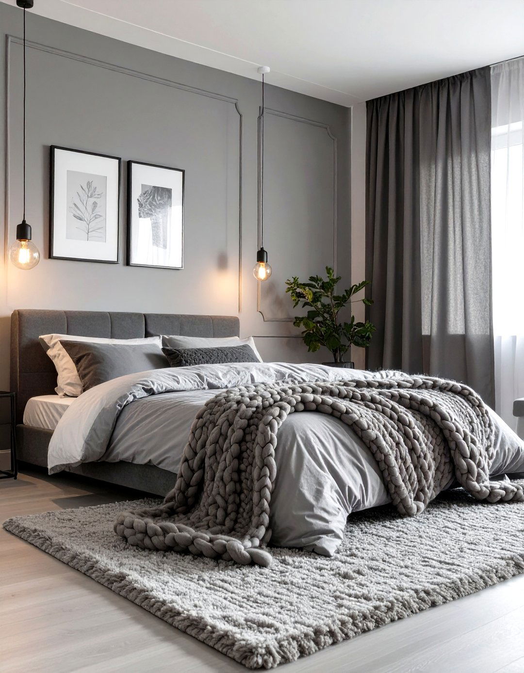 Monochrome Magic Bedroom
